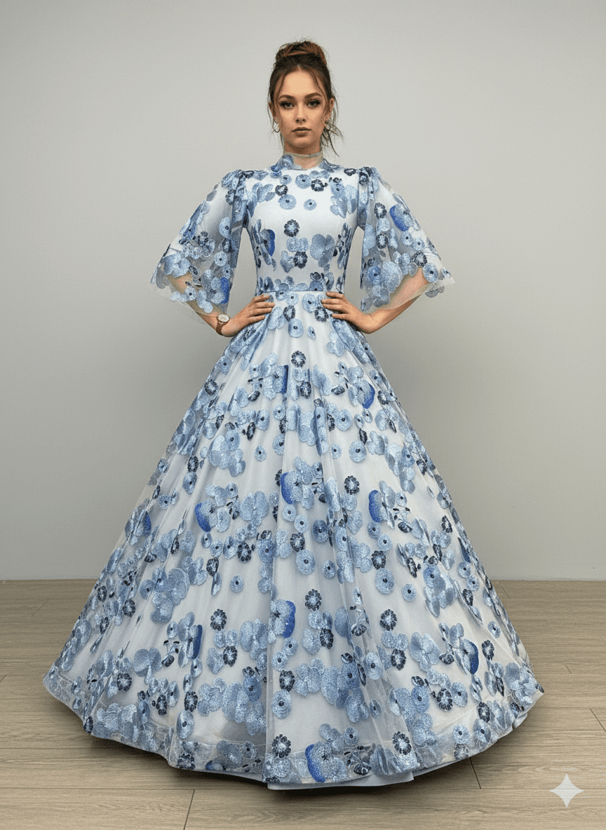 Elegant evening gown